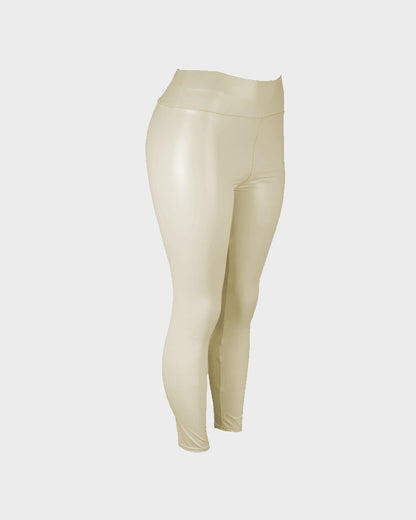 High-Waisted Faux Leather Leggings