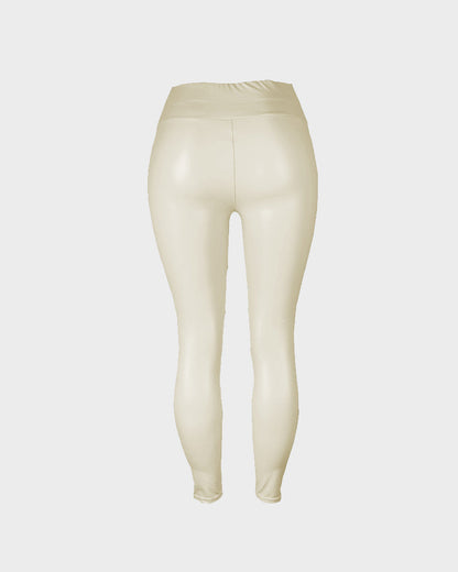 High-Waisted Faux Leather Leggings