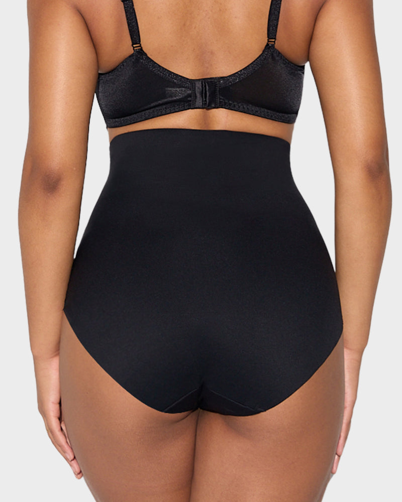 High-Waisted Seamless Lace Shaping Panty — Pack of 3