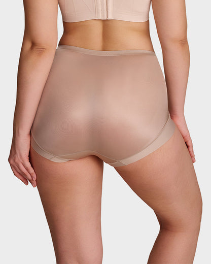 Hoch taillierte Kompressionshöschen mit Kreuzkompression – 6er-Pack