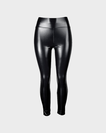 High-Waisted Faux Leather Leggings