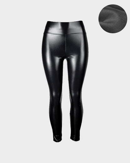 High-Waisted Faux Leather Leggings