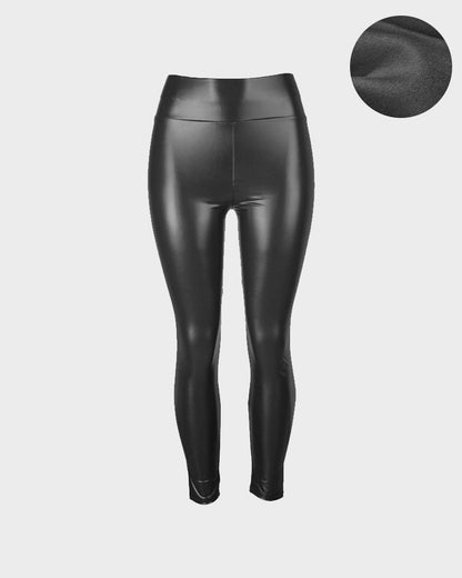 High-Waisted Faux Leather Leggings