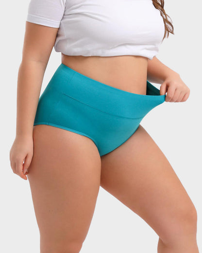 Culottes Couvrantes en Coton Taille Haute (Lot de 4)
