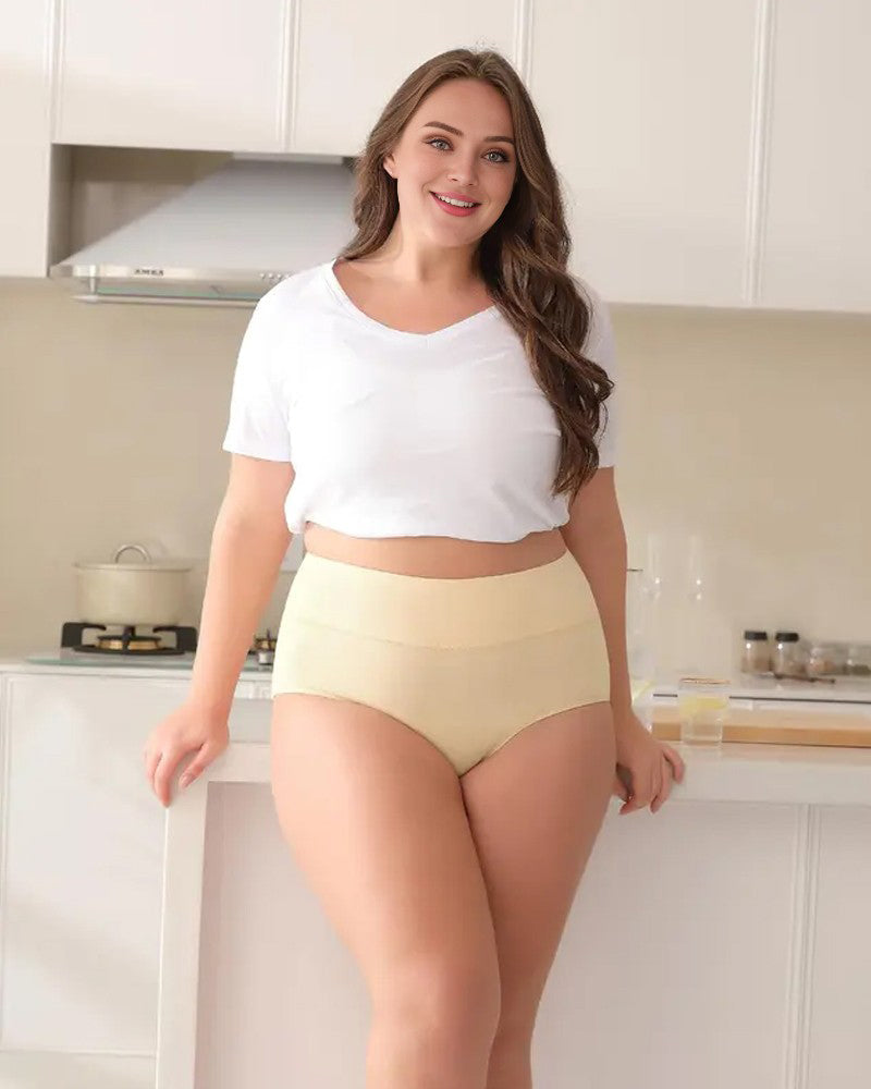 Culottes Couvrantes en Coton Taille Haute (Lot de 4)