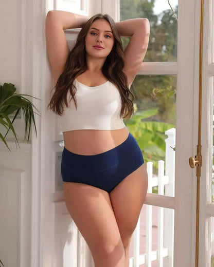 Culottes Couvrantes en Coton Taille Haute (Lot de 4)