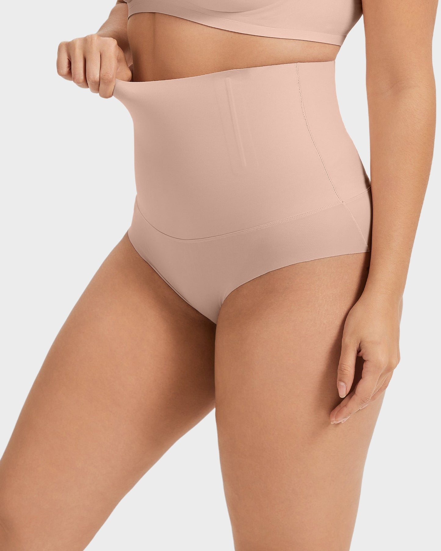 Nahtlose formgebende hochtaillierte Slips — 5er-Pack