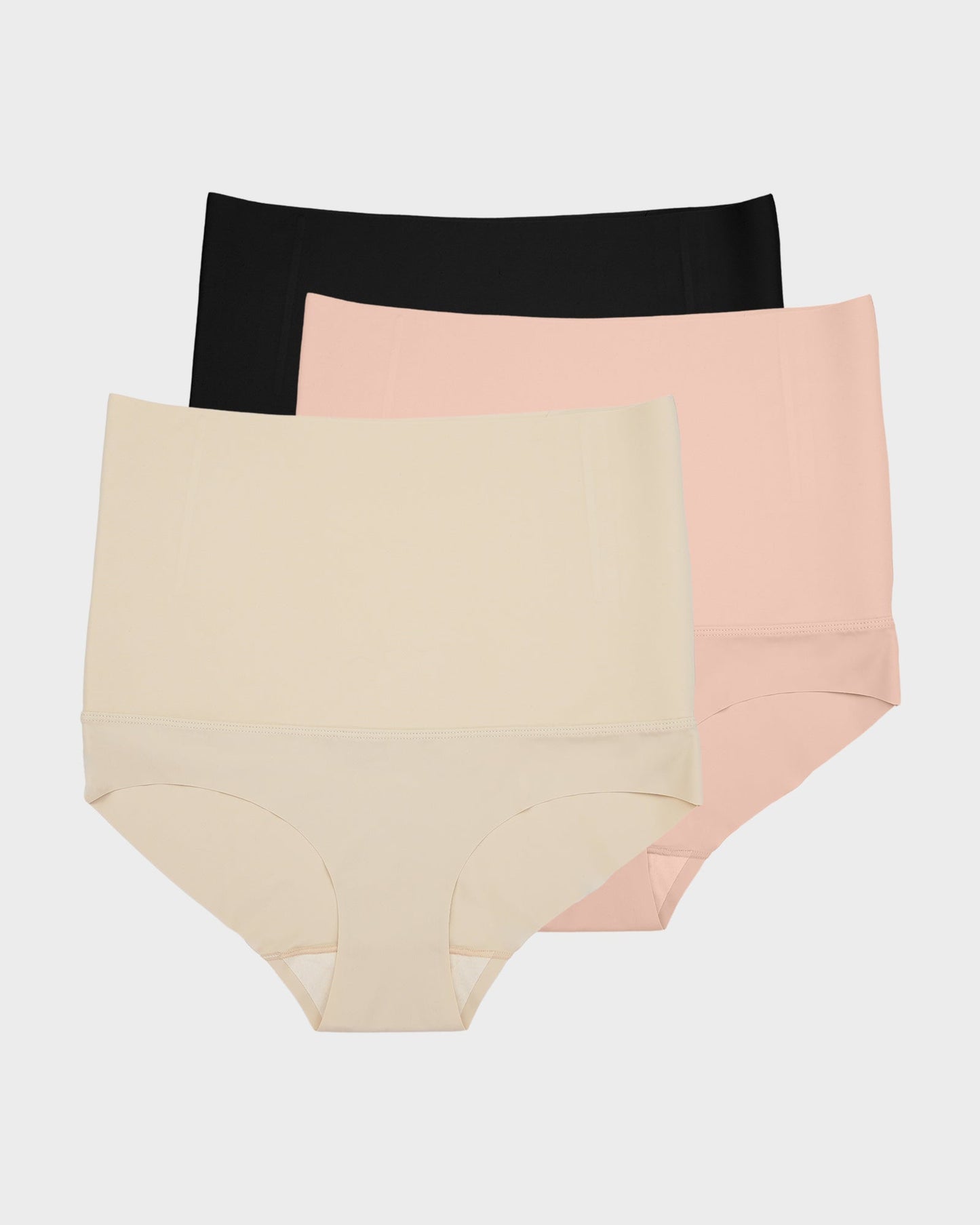 Nahtlose formgebende hochtaillierte Slips — 5er-Pack
