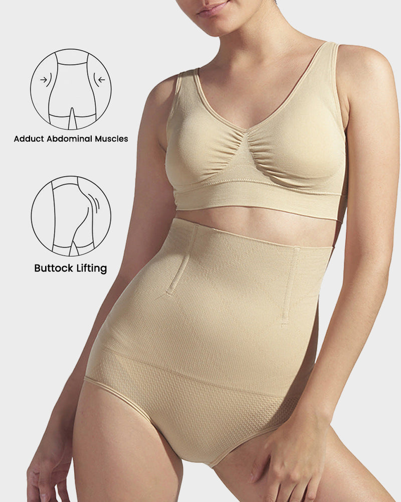High-Waisted Shaping Panties — 2-Pack