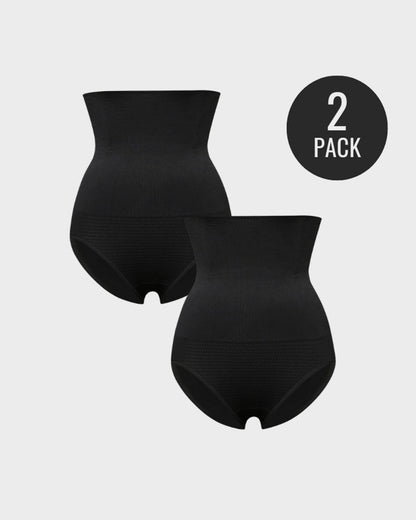 High-Waisted Shaping Panties — 2-Pack