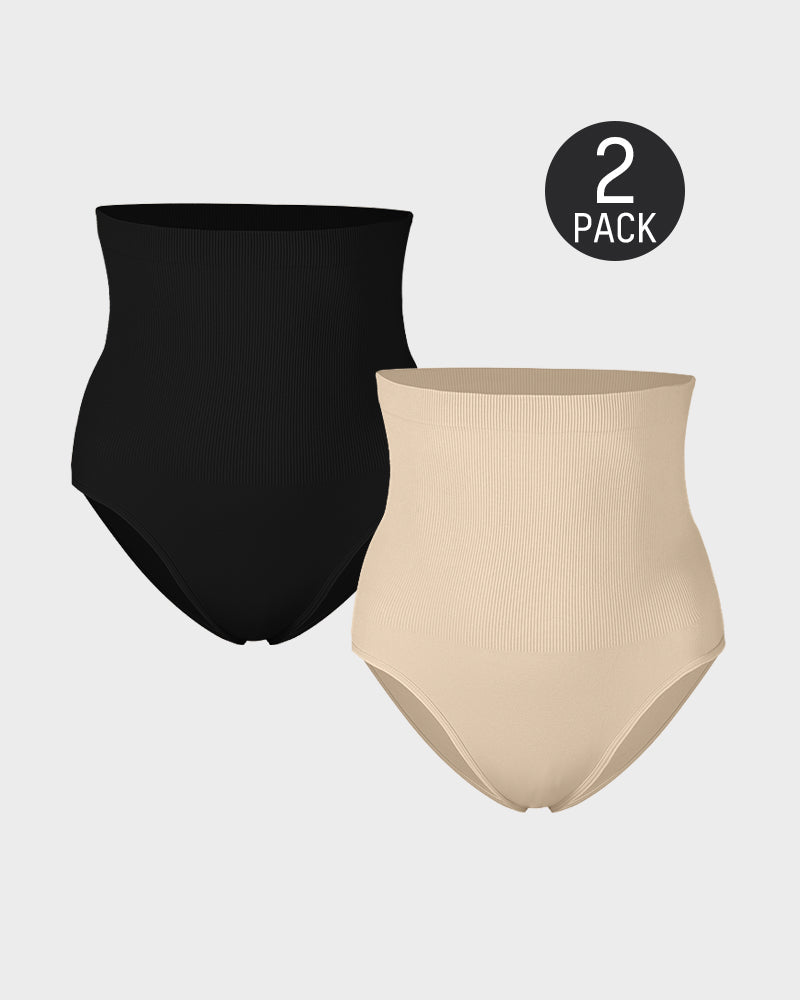 Hochtaillierte Formhose — 2er-Pack