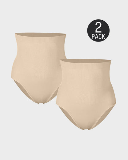 Hochtaillierte Formhose — 2er-Pack
