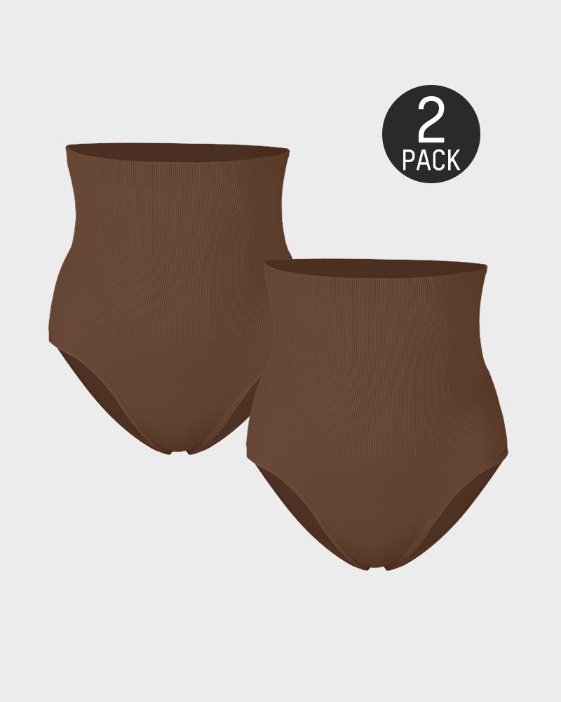 Hochtaillierte Formhose — 2er-Pack