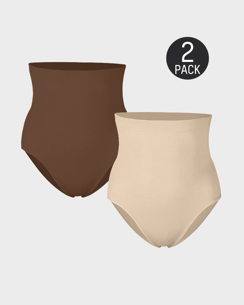 Hochtaillierte Formhose — 2er-Pack