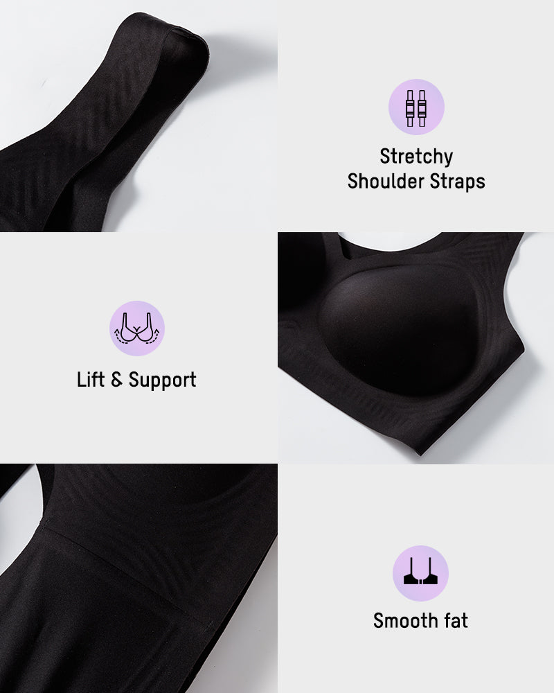 Antibacterial Gel Lift Wireless Bra