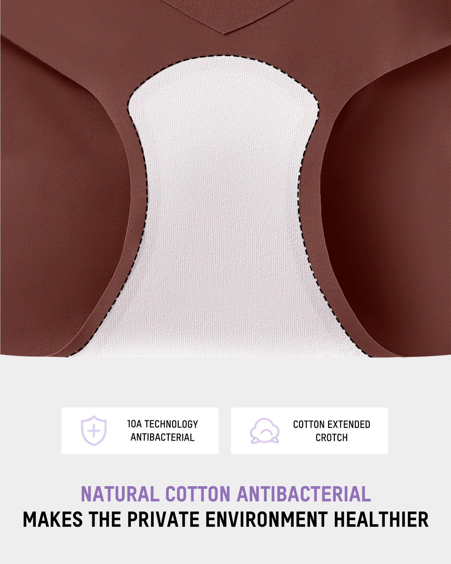 Nahtlose Formhöschen mit hoher Taille (6er-Pack)