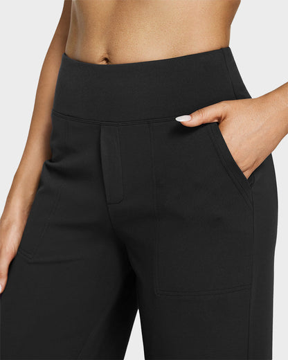 Loose High-Waisted Business Wide-Leg Yoga Pants