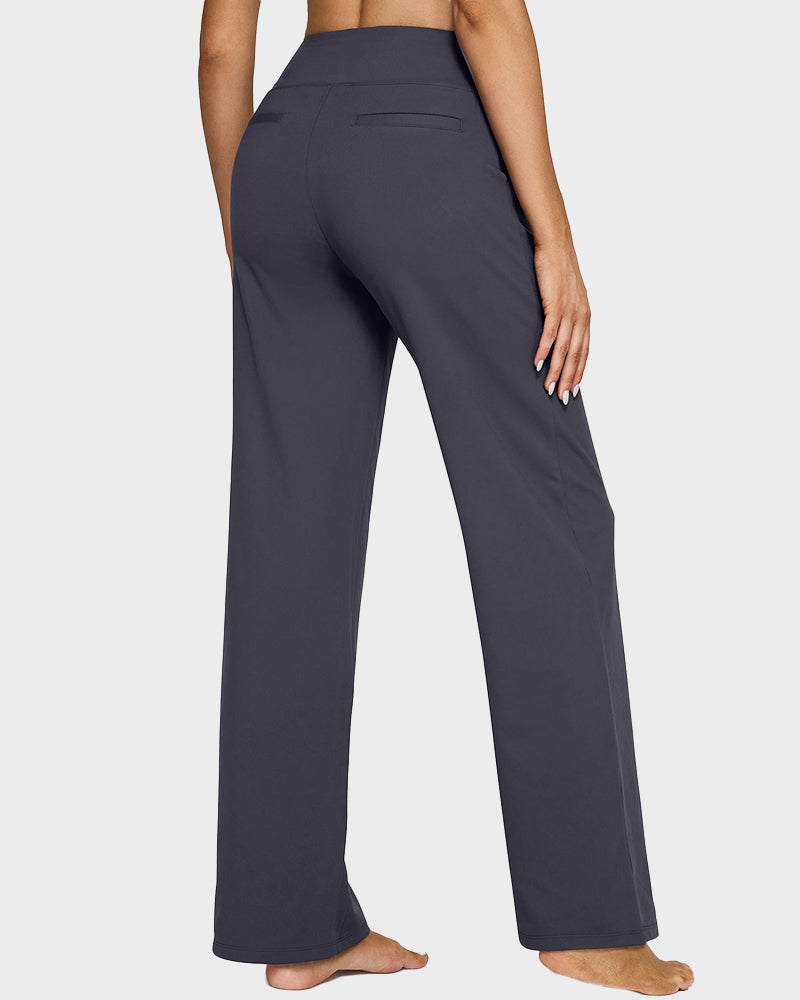 Loose High-Waisted Business Wide-Leg Yoga Pants