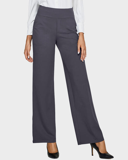 Loose High-Waisted Business Wide-Leg Yoga Pants