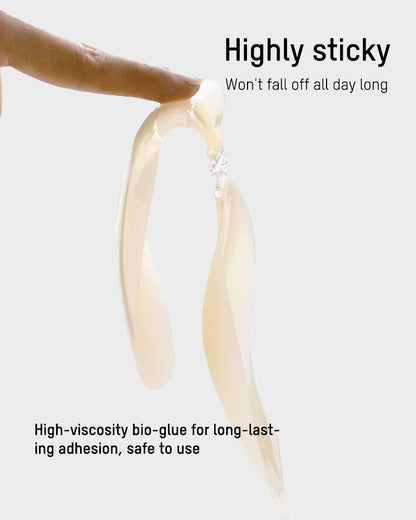 Ultra-Thin Mango-Shape Silicone Adhesive Bra (2 Pairs)