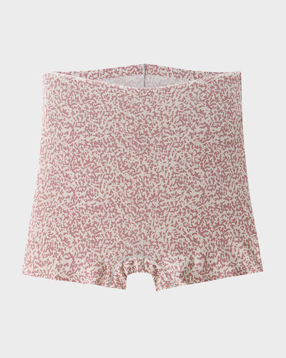 Culottes Mi-Taille en Soie Glacée Imprimé Léopard (Lot de 6)