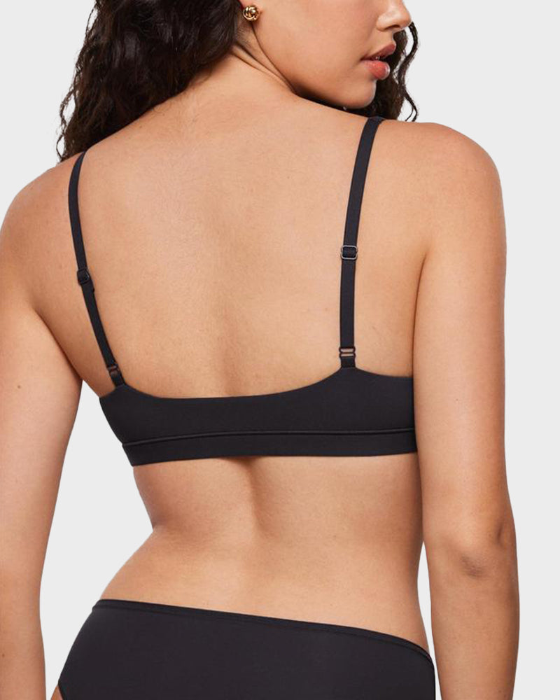 Bralette Triangle Plongeante Sans Rembourrage