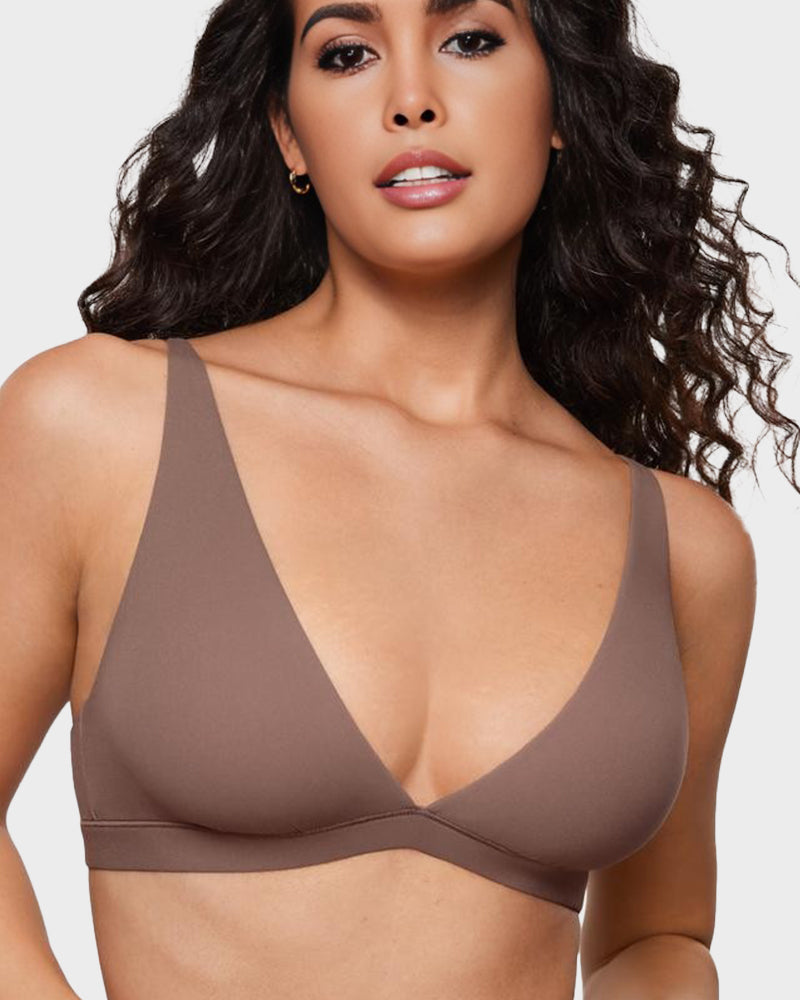 Bralette Triangle Plongeante Sans Rembourrage