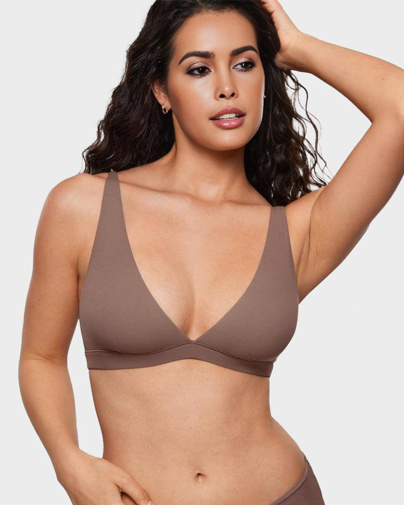 Bralette Triangle Plongeante Sans Rembourrage