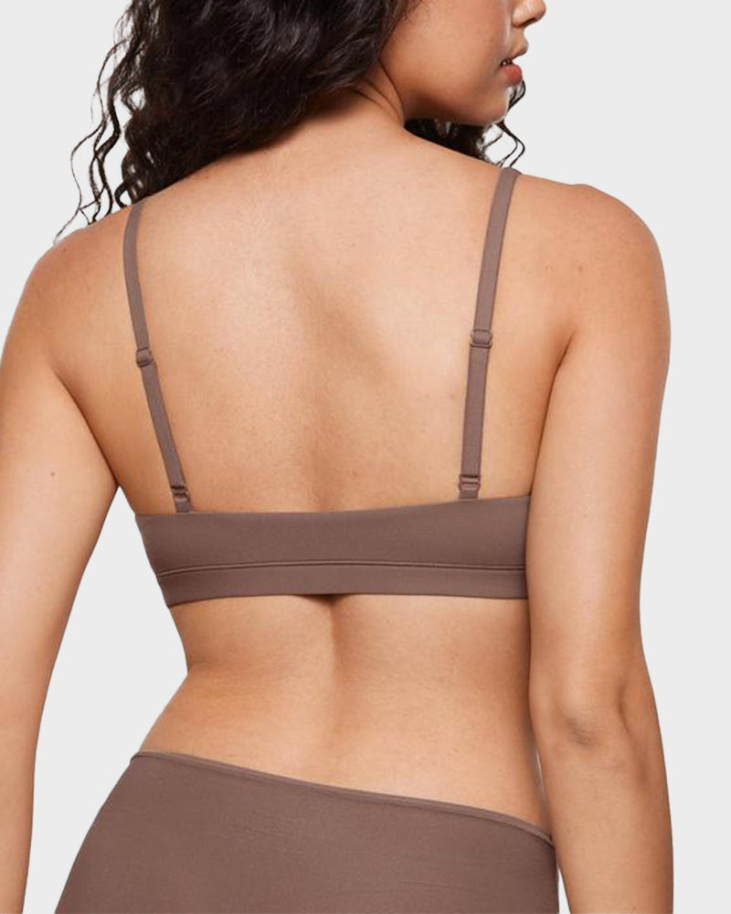 Bralette Triangle Plongeante Sans Rembourrage