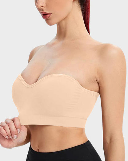Seamless Wireless Non-Slip Strapless Bra