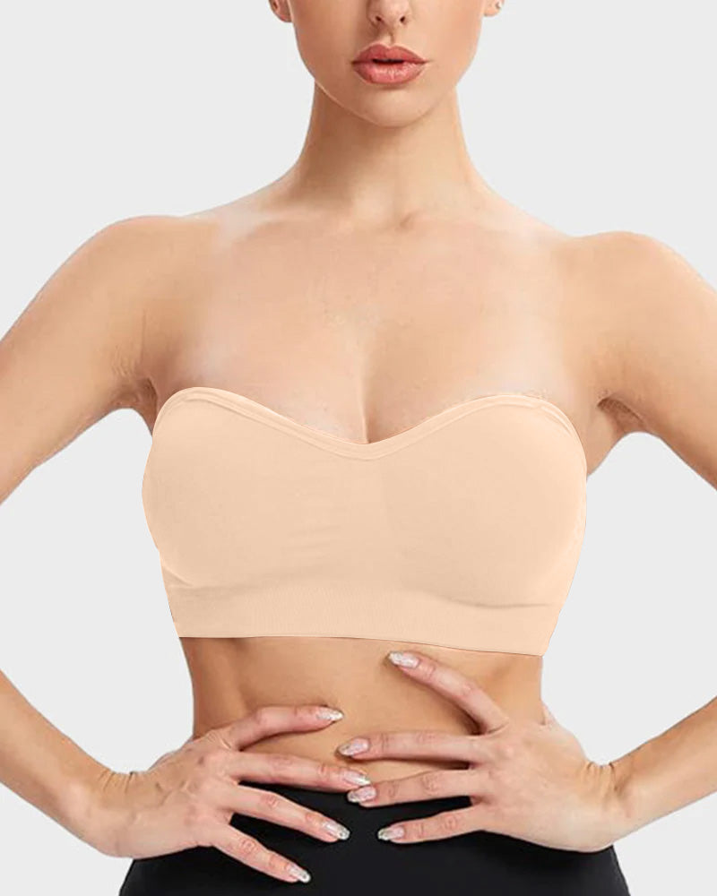 Seamless Wireless Non-Slip Strapless Bra