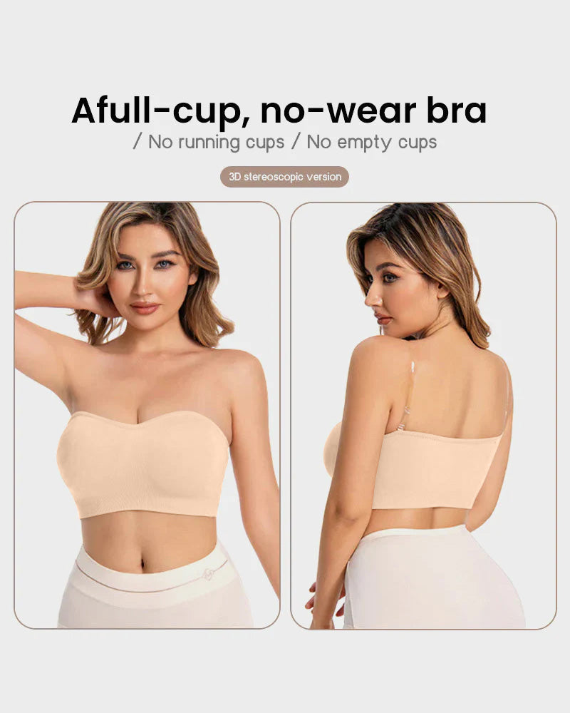 Seamless Wireless Non-Slip Strapless Bra