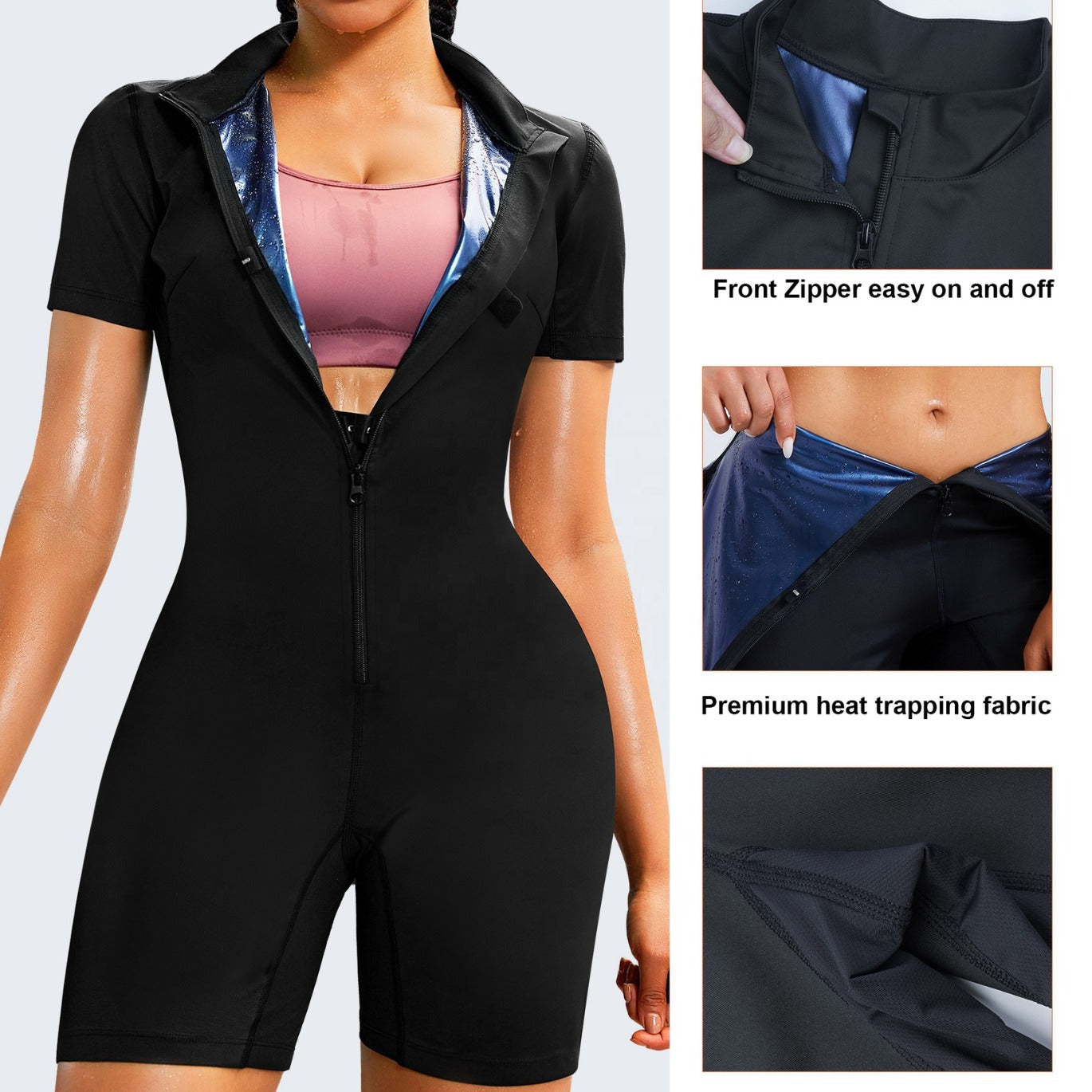Saunaanzug Ganzkörper Shaper für Damen