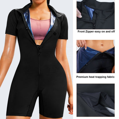 Saunaanzug Ganzkörper Shaper für Damen