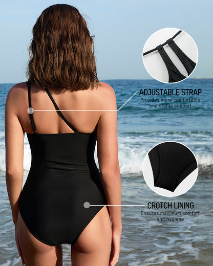 Asymmetrical One-Piece Swimsuit