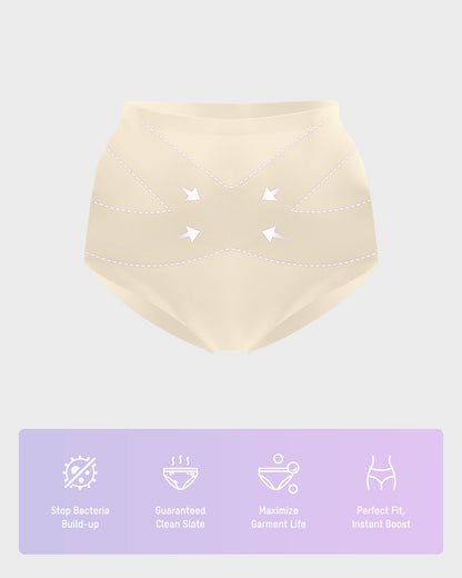 Seamless High-Waisted Shaping Panties (Pack of 5)