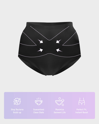 Seamless High-Waisted Shaping Panties (Pack of 5)