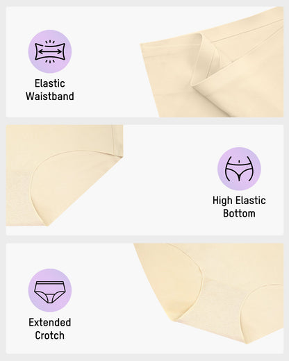 Seamless High-Waisted Shaping Panties (Pack of 5)