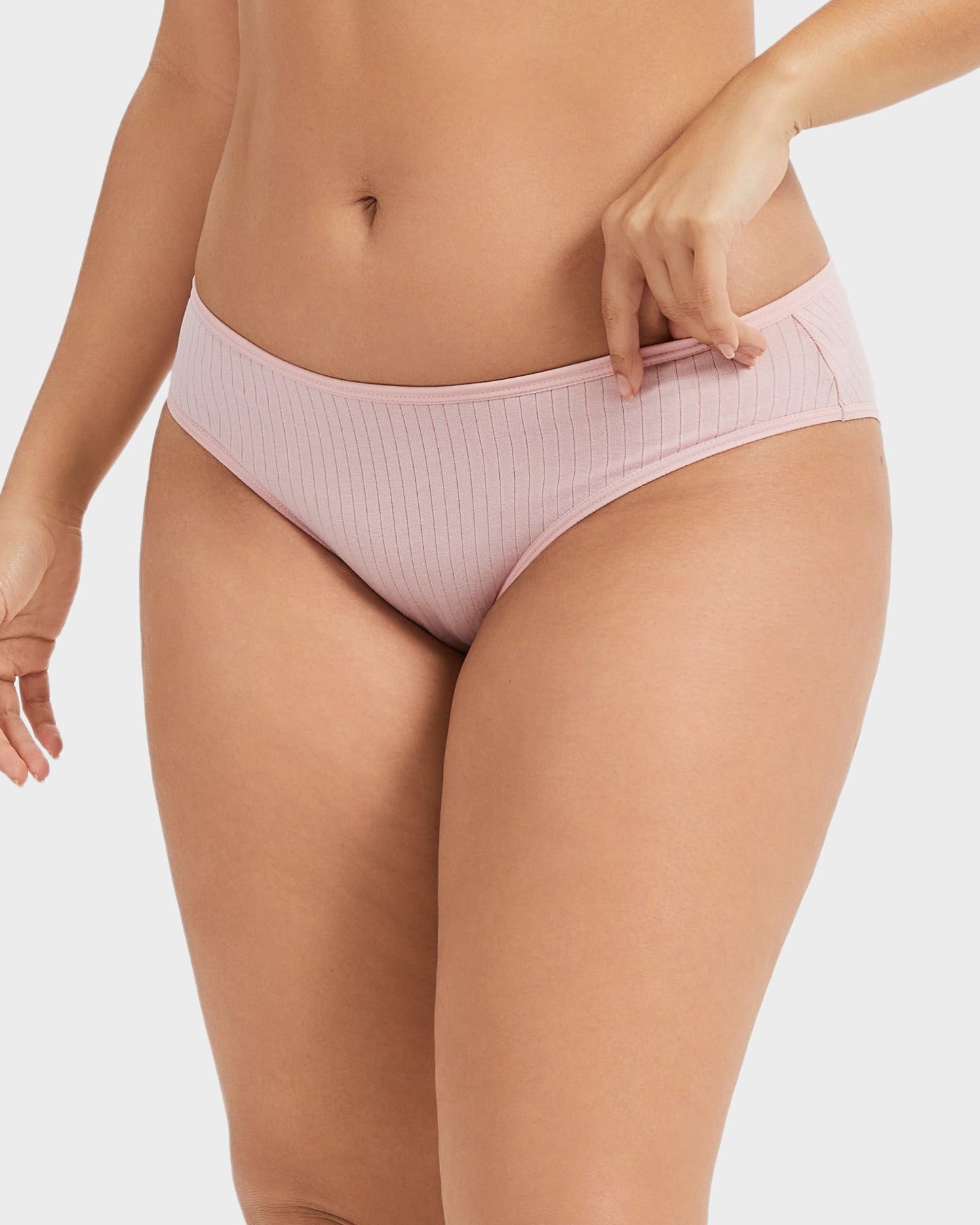 Baumwoll-Slips im 4er-Pack, täglich bequem, niedrige Taille