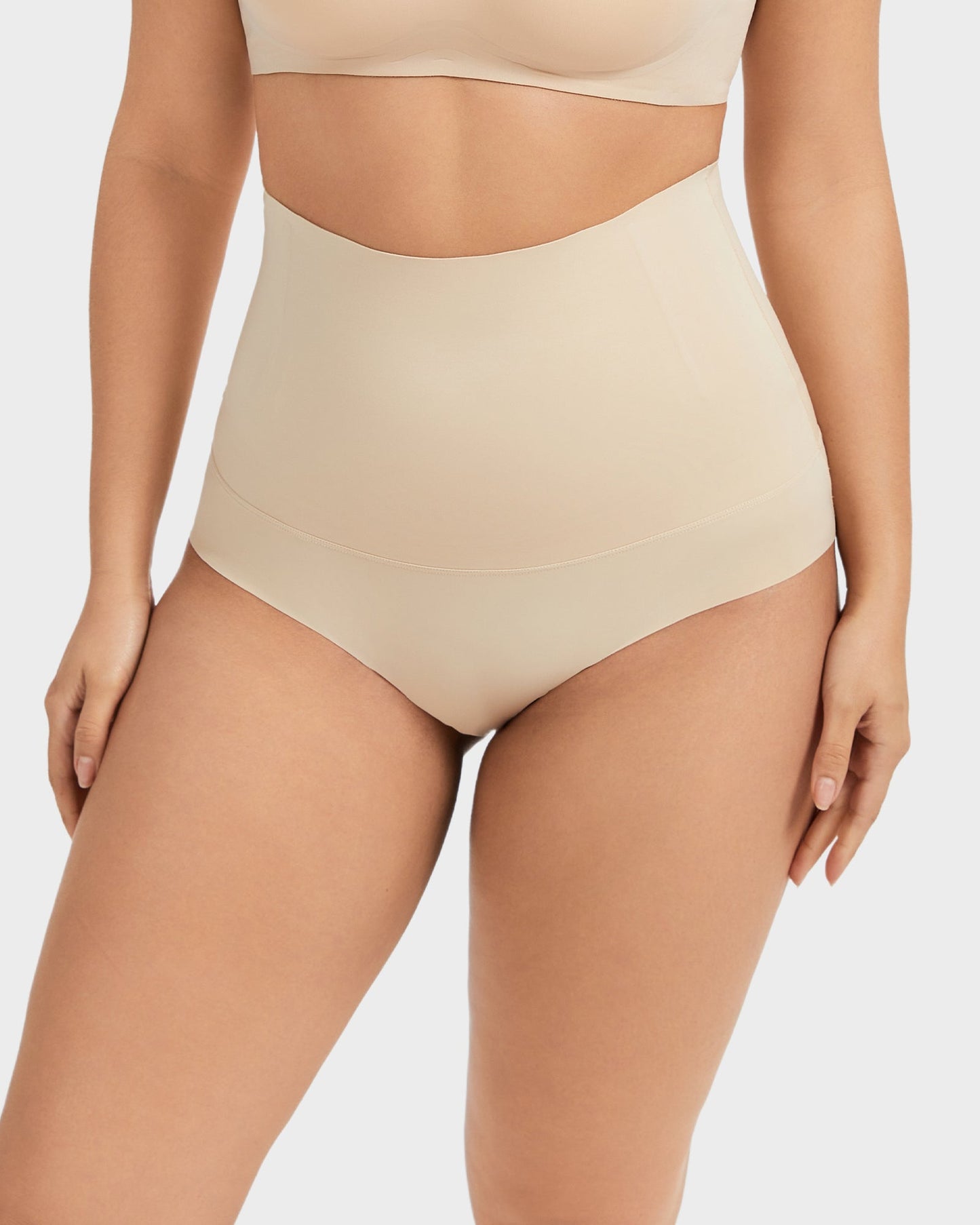 Seamless High-Waisted Tummy-Control Panties — Pack of 5