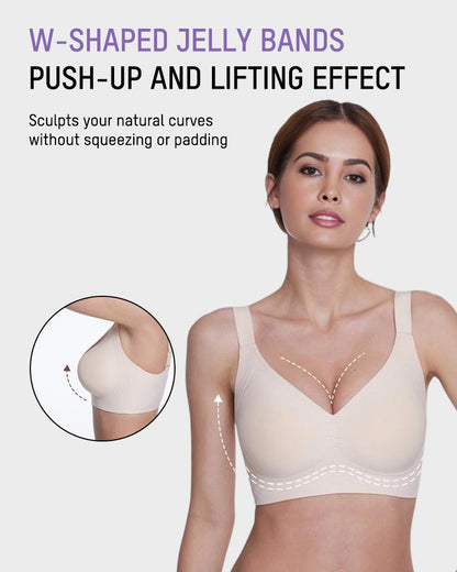Plus-Size Wireless Full-Coverage Minimizer Bra
