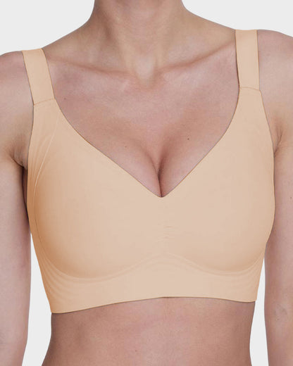 Plus-Size Wireless Full-Coverage Minimizer Bra