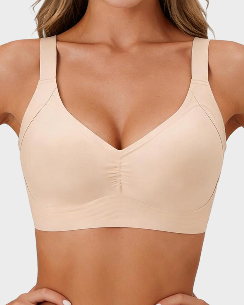 Plus-Size Wireless Full-Coverage Minimizer Bra