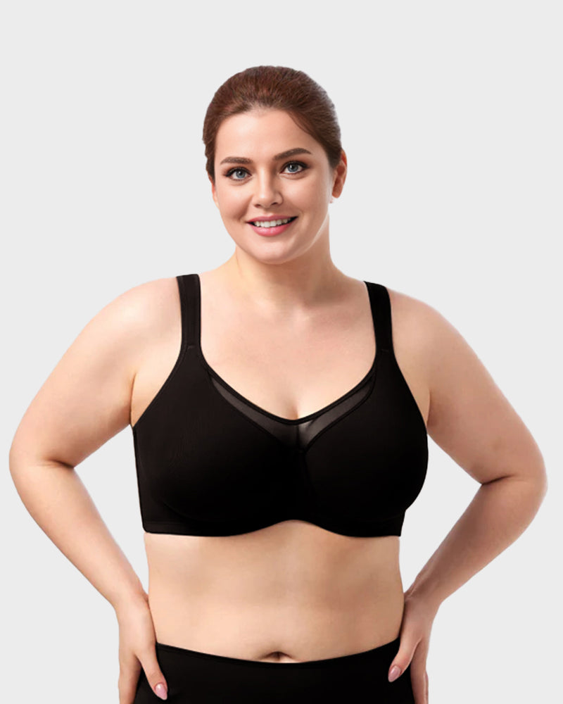 Plus-Size Cooling Full-Coverage Minimizer Bra