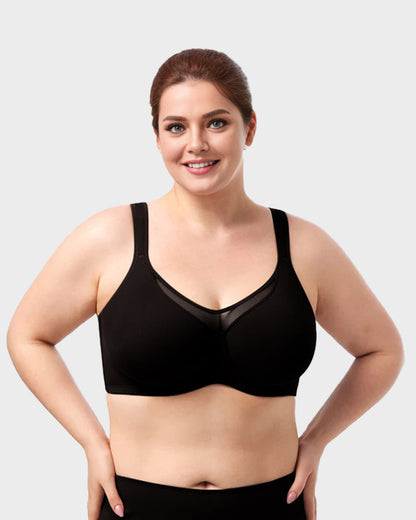 Plus-Size Cooling Full-Coverage Minimizer Bra