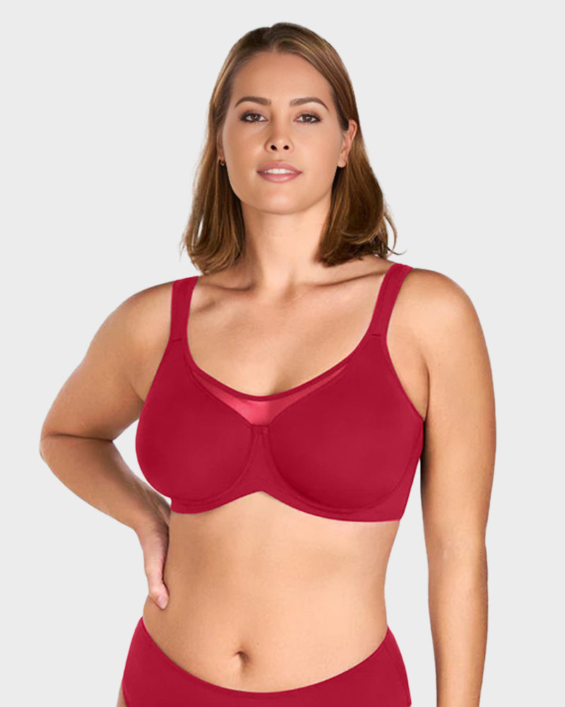 Plus-Size Cooling Full-Coverage Minimizer Bra