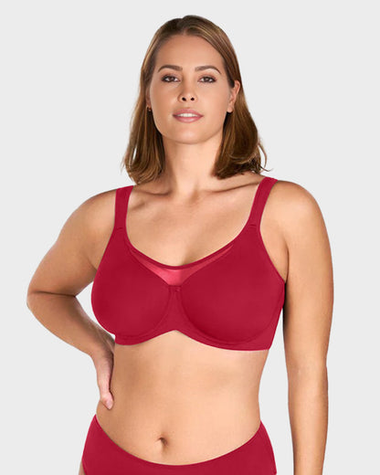 Plus-Size Cooling Full-Coverage Minimizer Bra