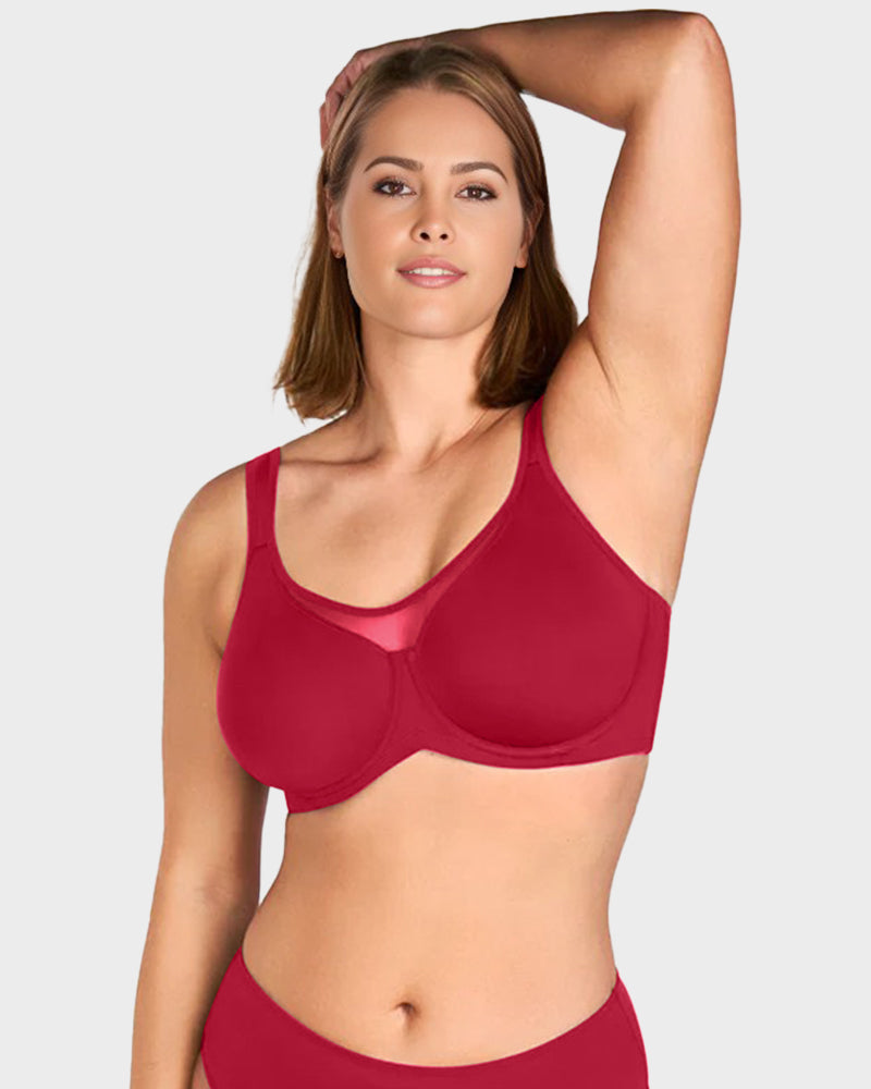 Plus-Size Cooling Full-Coverage Minimizer Bra