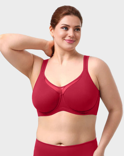 Plus-Size Cooling Full-Coverage Minimizer Bra