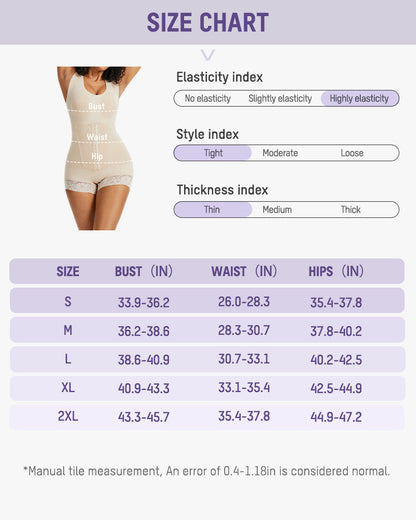 Doppellagiger PowerMesh Shaping-Body flacher Bauch